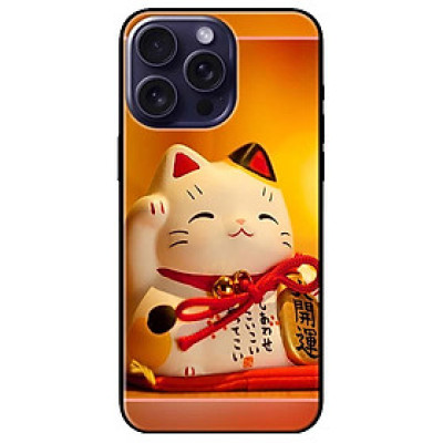 Ốp lưng dành cho Iphone 15 - Iphone 15 Plus - Iphone 15 Pro - Iphone 15 Pro Max - Mèo May Mắn 10 - Hàng Chính Hãng
