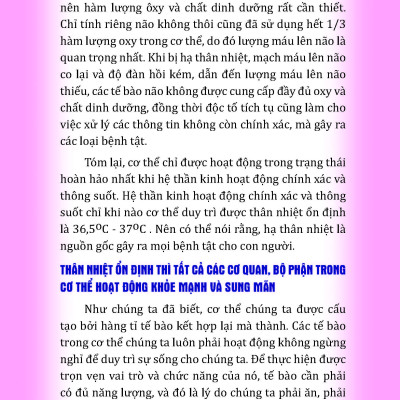 Thân Nhiệt Quyết Định Sinh Lão Bệnh Tử + Thân Nhiệt Chìa Khóa Để Sống Khỏe Mạnh Và Trường Thọ + Thân Nhiệt Năng Lượng Cốt Yếu Của Sự Sống