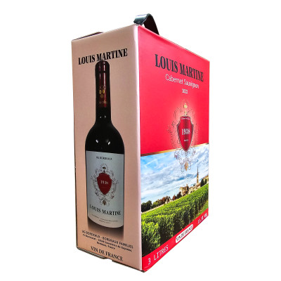 RƯỢU VANG BỊCH LOUIS MARTINE BORDEAUX 3L