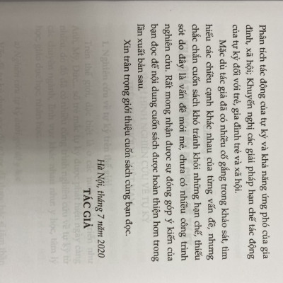 Nghiên cứu trẻ tự kỷ ở Hà Nội trong bối cảnh nhận thức và ứng phó của Gia đình, Xã hội