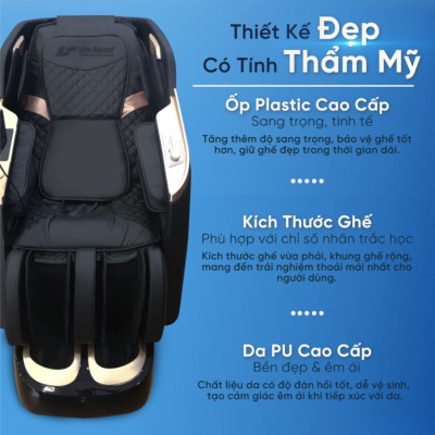 Ghế Massage LS-679, Ghế Masage Toàn Thân Với Công Nghệ AI Quét Cơ Thể Chăm Sóc Có Sức Khỏe Toàn Diện