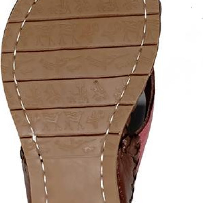 Dép nữ Huy Hoàng da đà điểu màu hồng HT7412