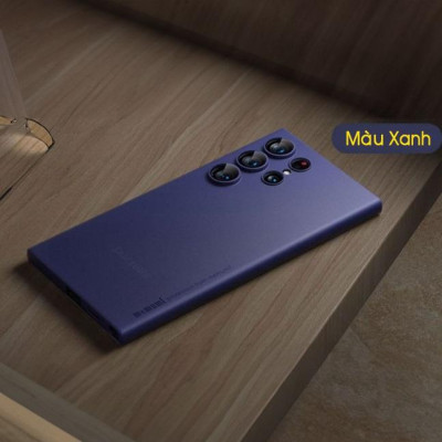 Ốp lưng nhám cho Samsung Galaxy S24 Ultra / S24 Plus hiệu Memumi Slim siêu mỏng 0.3mm có màng bảo vệ Camera (mặt lưng nhám mềm mịn) - hàng nhập khẩu