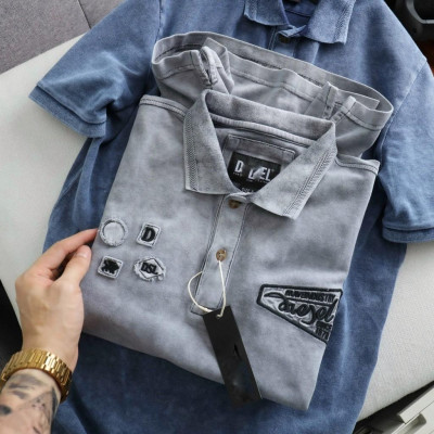 Áo thun polo D.I.E.S.E.L wash acid_chiến thuật_dã ngoại