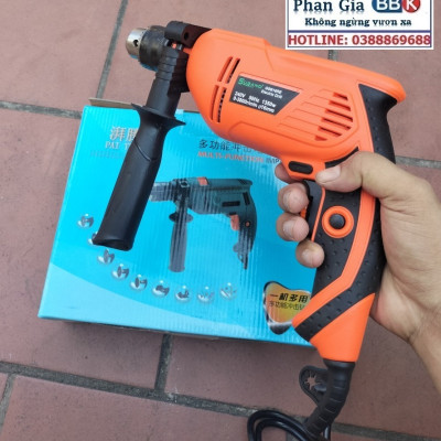 Máy Khoan SUSANO Đầu Khoan13mm Có Chế Độ Búa Công Suất 1350W - Có Điều Chỉnh Tốc Độ - Motor 100% Dây Đồng