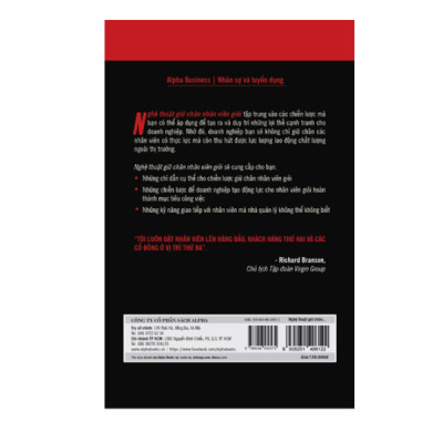 Nghệ thuật giữ chân nhân viên giỏi - J. Leslie McKeown