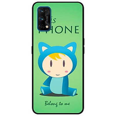 Ốp lưng dành cho Realme 7 Pro mẫu Mèo Xanh