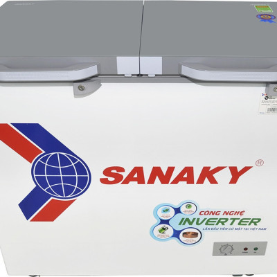 Tủ đông Sanaky Inverter 195 lít 1 ĐÔNG 1 MÁT 2 CỬA MỞ VH-2599W4K - HÀNG CHÍNH HÃNG - CHỈ GIAO HCM