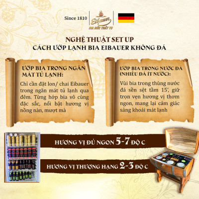 [BIA ĐỨC_SINCE 1810] Combo 2 Thùng Bia Tươi Thầy Tu EIBAUER HEFEWEIZEN HELL 5.2 ĐỘ - Bia Tươi Men Sống Thượng Hạng - Nhập Khẩu Chính Hãng