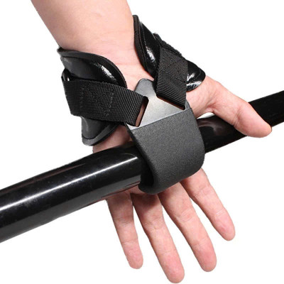 (1 ĐÔI )Quấn Cổ Tay Da Tập Xà Đơn Có Móc,Găng Tay Có Móc Nâng Tạ,móc sắt sơn tỉnh điện bọc đệm Nhám