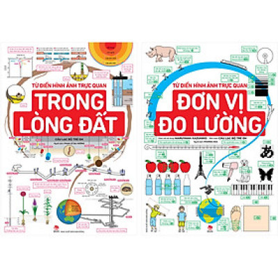 Combo 2 Cuốn: Từ Điển Hình Ảnh Trực Quan ( Đơn Vị Đo Lường + Trong Lòng Đất )