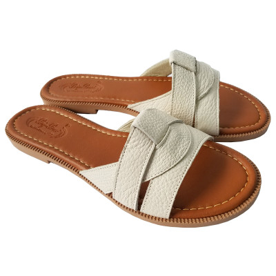 Dép Nữ Da Bò Thật BIGGBEN Cao Cấp DNQN69