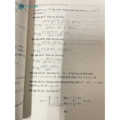 Sách Tuyển chọn các chuyên đề toán phổ thông Tập 3