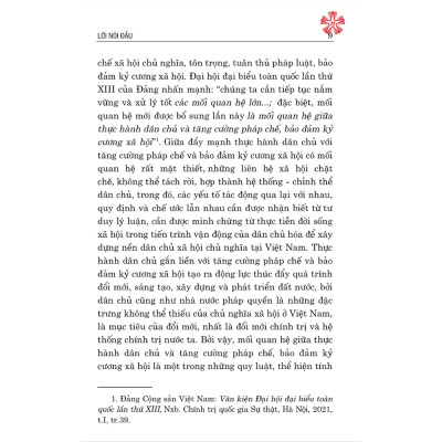Mối quan hệ giữa thực hành dân chủ và tăng cường pháp chế bảo đảm kỷ cương xã hội