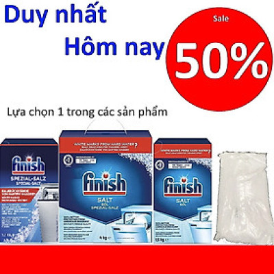 Muối rửa bát Finish 3kg (combo 2 gói 1.5kg)