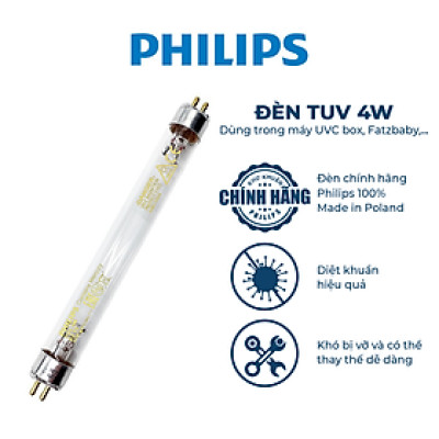 Đèn PHILIPS diệt khuẩn TUV 4W