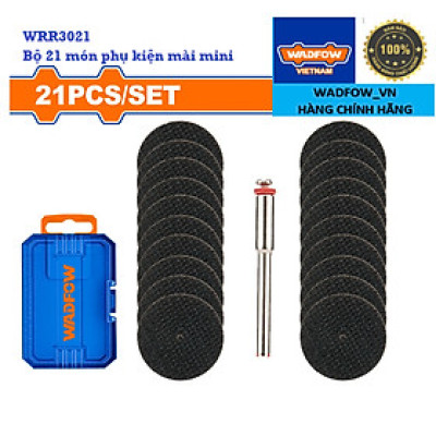 [CHÍNH HÃNG] Bộ 21 món phụ kiện mài mini WADFOW WRR3021