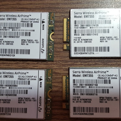 Card wwan 4G HP LT4111 - Model EM7355 dùng cho laptop HP 820 G1,840 G1, 850 G1, Zbook 15, 17 - Hàng nhập khẩu