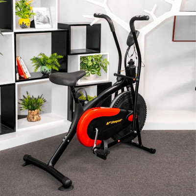 Xe Đạp Tập Thể Dục Giá Rẻ Lifesport LS-113, Xe Đạp Thể Dục Với Màn Hình Hiển Thị Nhịp Tim, Tốc Độ, Quãng Đường Đã Đạp