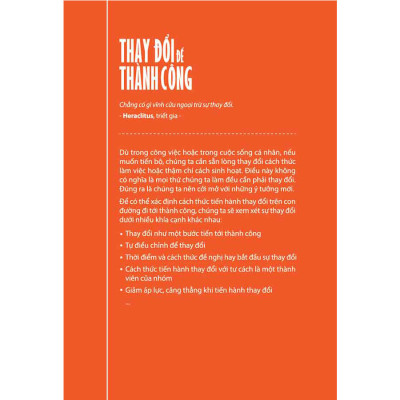 Thay Đổi Để Thành Công (Tái bản năm 2024)