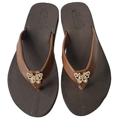 Dép Xỏ Ngón Nữ Da Bò Thật BIGGBEN Cao Cấp DXN54