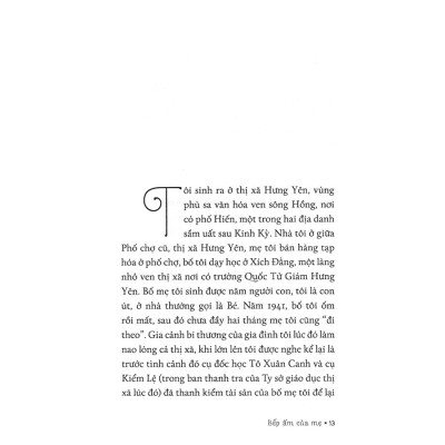 Bếp ấm của mẹ