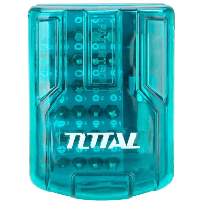 Bộ 30 mũi bắt vít 25mm thép chuyên dụng S2 TOTAL TACSD10306 - Có hộp đựng, nhỏ gọn, đầu vít có từ tính
