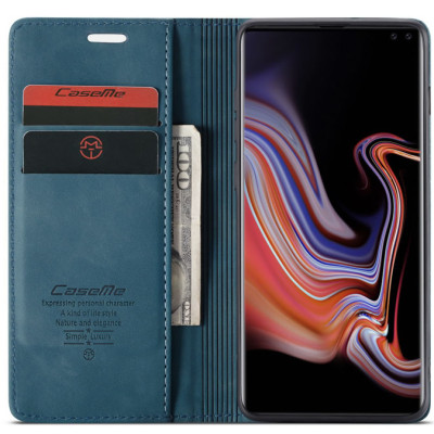 Bao da bò thật dạng ví chính hãng Caseme dành cho Samsung S10 5G - Hàng chính hãng