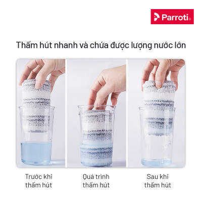 Combo 2 Miếng Lau Nhà Parroti ProMAX - Kích Thước 38 x12 CM