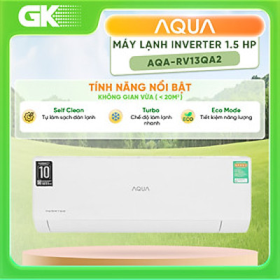 Máy lạnh AQUA Inverter 1.5 HP AQA-RV13QA2 - Hàng chính hãng - Chỉ giao HCM