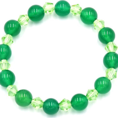 Chuỗi tay đá thạch anh xanh 8 ly FTTXX43