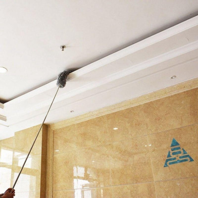 Chổi quét bụi trần nhà kéo dài 2M8 , lông chổi mềm mịn giúp hút ,cuốn giữ bụi bẩn, đầu chổi có thể gập 90 độ hoặc vặn xoắn ,cán chổi bằng inox có thể kéo rút giúp việc lau gần , lau xa như  thật đơn giản và tiện lợi , làm sạch mọi vết bẩn cứng đầu  