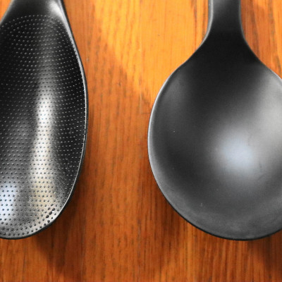 Combo muôi cơm chống dính cán dài & muôi múc canh chính hãng Echo Metal hàng Made in Japan