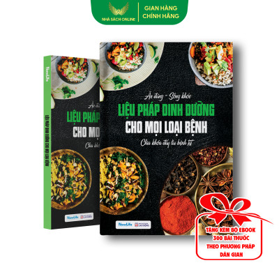 Combo 2 cuốn Liệu pháp dinh dưỡng cho mọi loại bệnh + giải mã 11 hệ cơ quan trong cơ thể