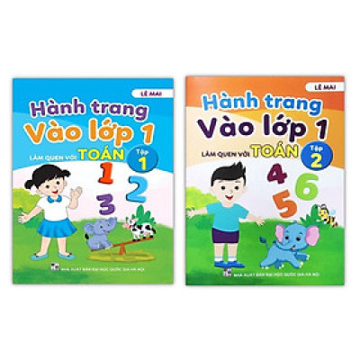 Sách - Combo Hành trang vào lớp 1 Làm quen với Toán (T1 + T2)