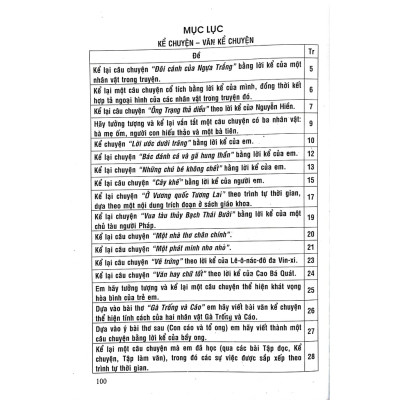 Sách Những Bài Văn Mẫu 4 ( theo chương trình giáo dục phổ thông mới)