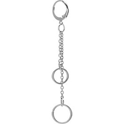 Bông tai khuyên tai đuôi tròn năng động 