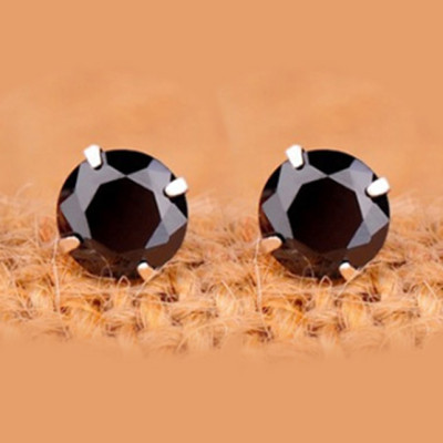 Bông tai đá Thạch Anh bạc 925 - BHBT11