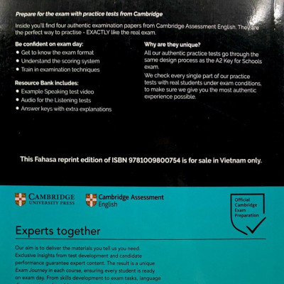 A2 Key For Schools 2 For The Revised 2020 Exam SB With Answers With Audio With Resource Bank