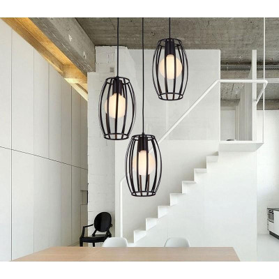 Đèn thả khối hình học khung sắt cao cấp