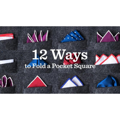 NHIỀU MẪU Khăn Cài Túi Áo Vest - Pocket Square - Phụ Kiện Cài Áo