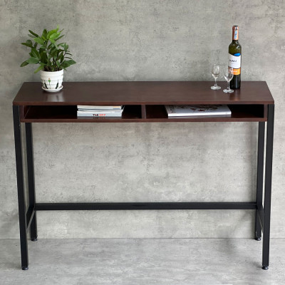 Bàn trang trí console gỗ cao su chân sắt Juno sofa CSTCT062 120x30x85 cm nhiều màu lựa chọn 