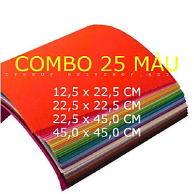 [TỔNG HỢP] COMBO vải nỉ , vải dạ làm đồ thủ công [nguyên liệu thủ công, phụ liệu handmade]