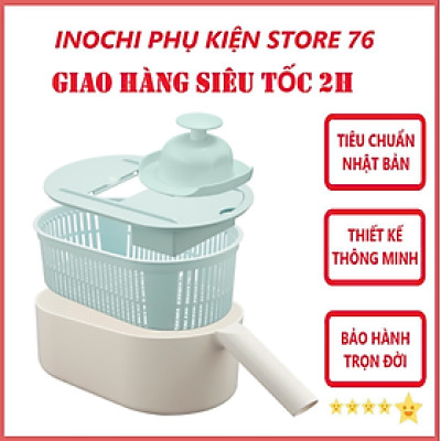 Bộ Nạo Cắt Rau Củ Quả Đa Năng YOKO Có Nhiều Lưỡi Thay Thế - Hàng chính hãng Inochi ( Tặng kèm khăn lau PaKaSa) 