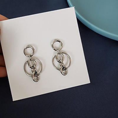 Đông bông tai nam nữ xích ngắn năng động