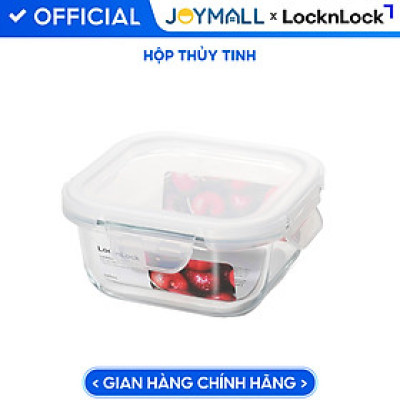 Hộp thủy tinh LocknLock BLANC bảo quản thực phẩm 520ml LLG1105 - Hàng chính hãng, chịu nhiệt cao - JoyMall