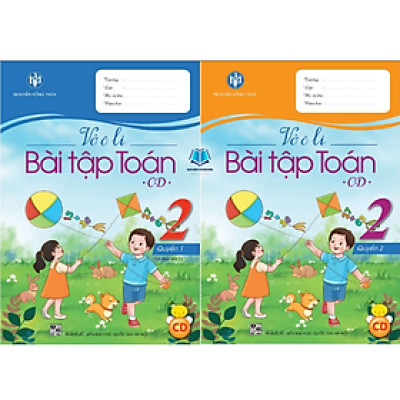 Vở ô li Bài tập Toán lớp 2 - Cánh Diều (có QR hướng dẫn đáp án)