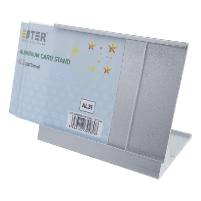 Bảng thông tin để bàn nhôm Enter AL31 100x75mm, Khung thông tin sản phẩm, Khung bảng giá, Kệ trưng bày để bàn