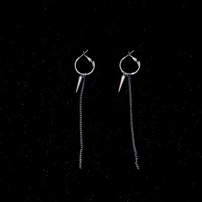 Bông tai xích đinh ngầu bá cháy unisex