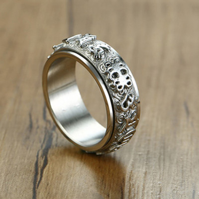 Nhẫn Bát Nhã Om Mani Padme Hum N324 (Size 8)